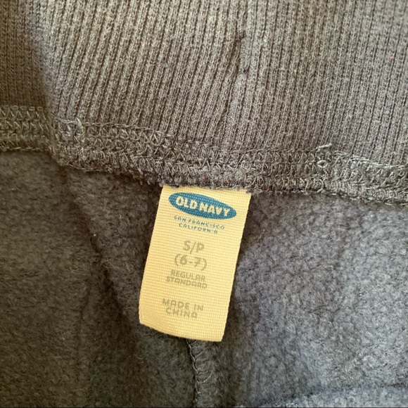 OLD NAVY COMFY COTTON JOGGERS NAVY BLUE SCHOOL - Picture 2 of 4